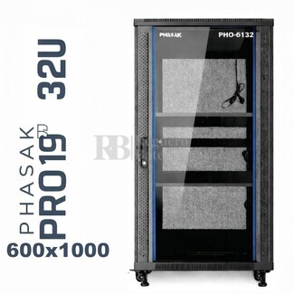 Armario Rack 32U 600x1000 | Phasak Pro PHO-6132 19 In